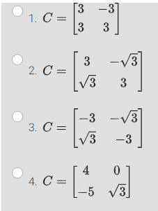 Solved For the matrix Find a C matrix in the decomposition | Chegg.com