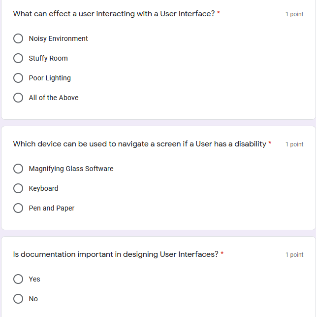 Solved What can effect a user interacting with a User | Chegg.com