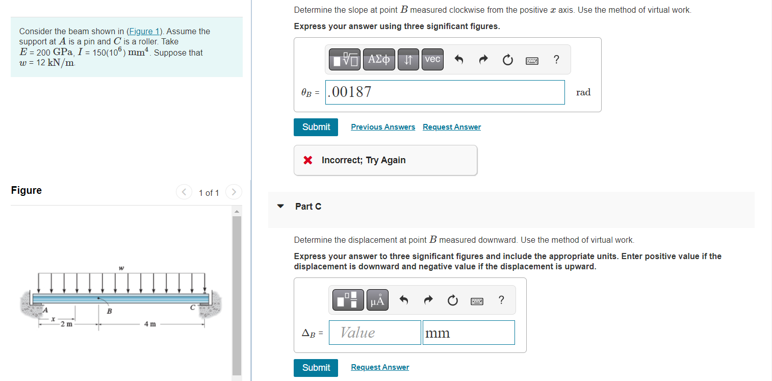 Solved Consider The Beam Shown In (Figure 1). Assume The | Chegg.com