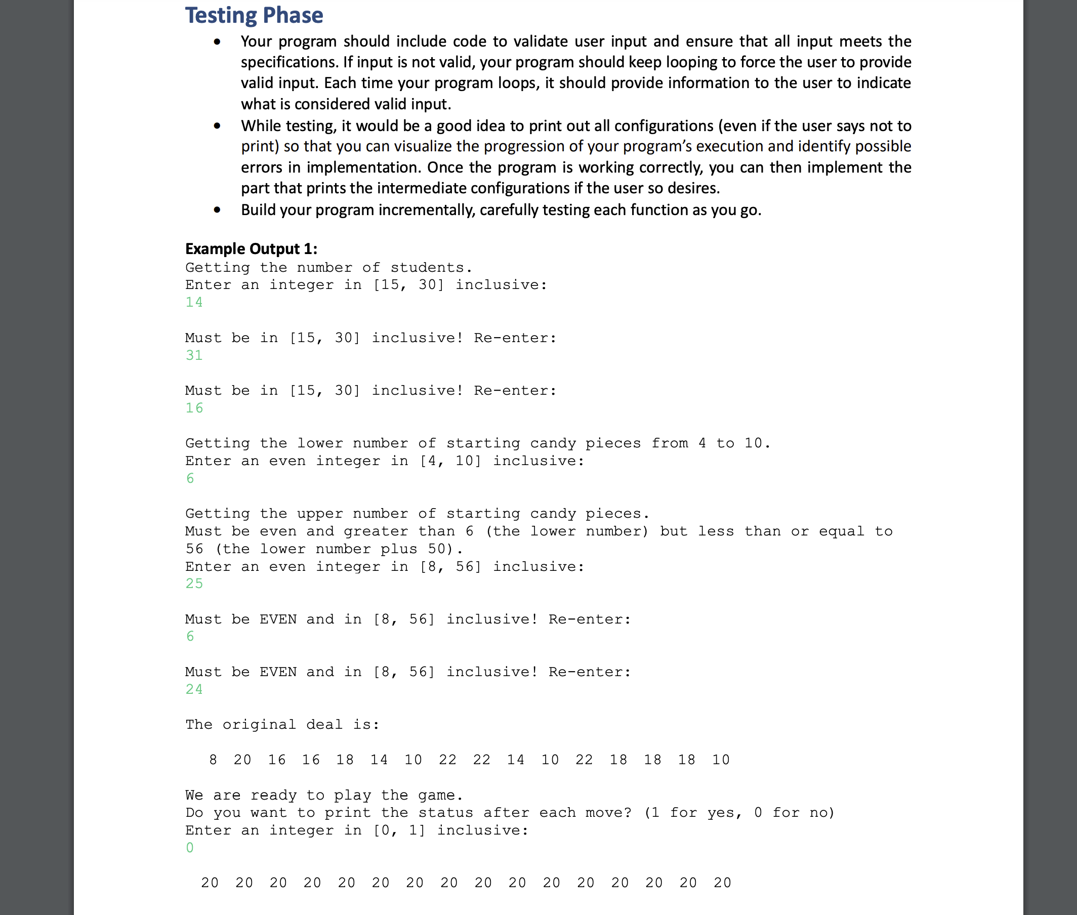Solved Objectives Review of CS1110 Review of arrays (using | Chegg.com