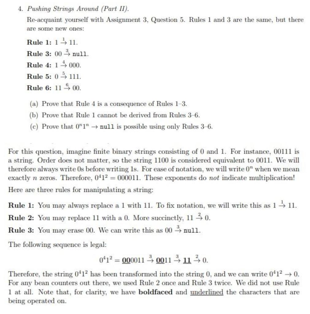 4. Pushing Strings Around (Part II). Reacquaint