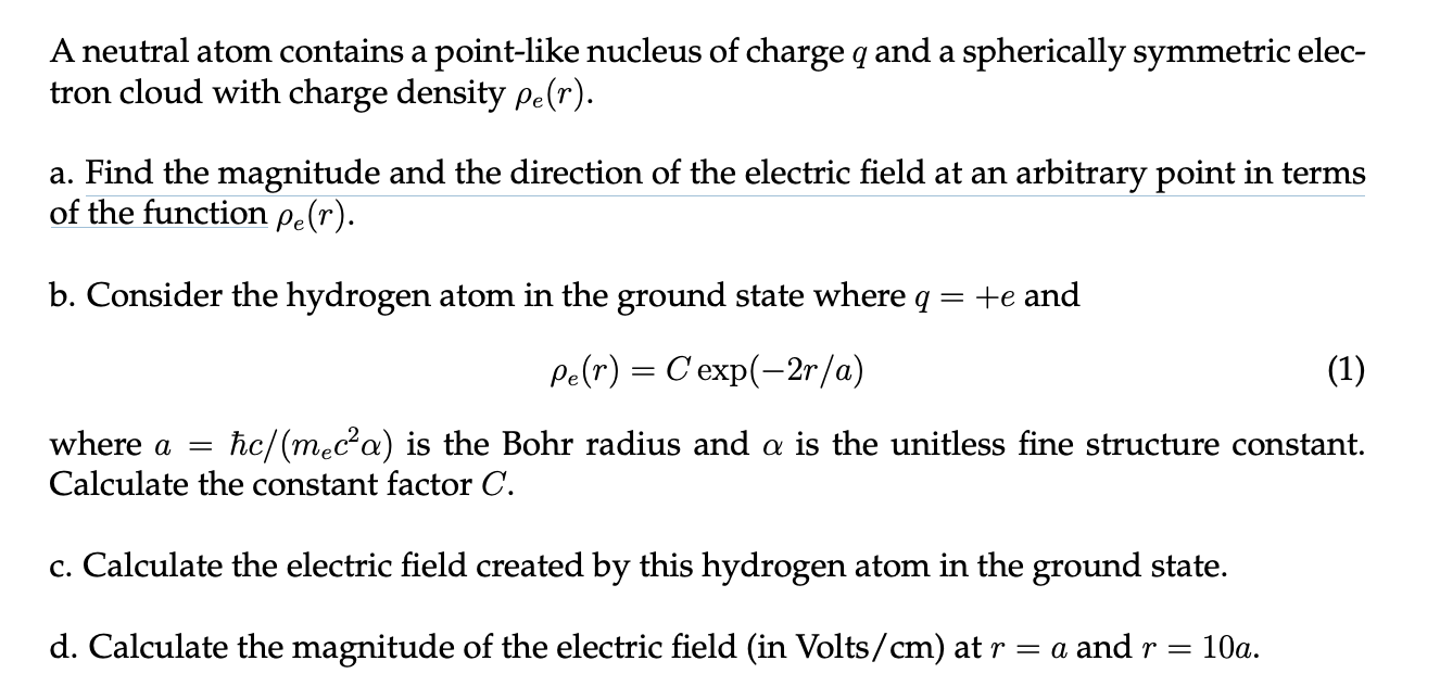 the nucleus of an atom has a neutral charge