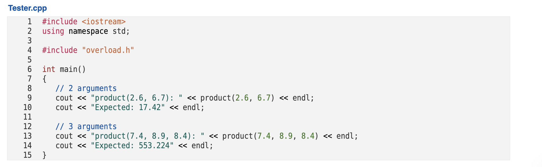 Solved Functions can be overloaded on the types of | Chegg.com