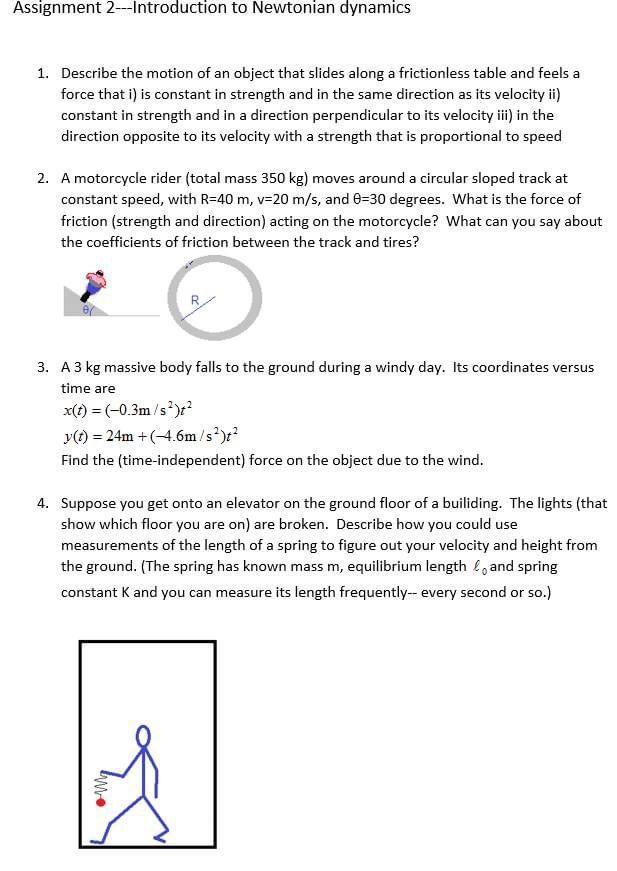 solved-assignment-2-introduction-to-newtonian-dynamics-1-chegg