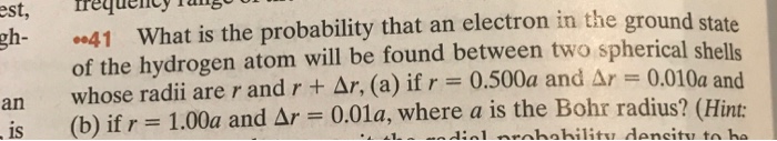 Solved I need to use the above equation to solve problem | Chegg.com