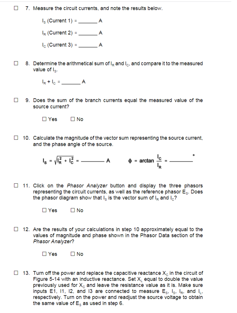 Solved 3. Set up the circuit shown in Figure 5-14. Connect | Chegg.com