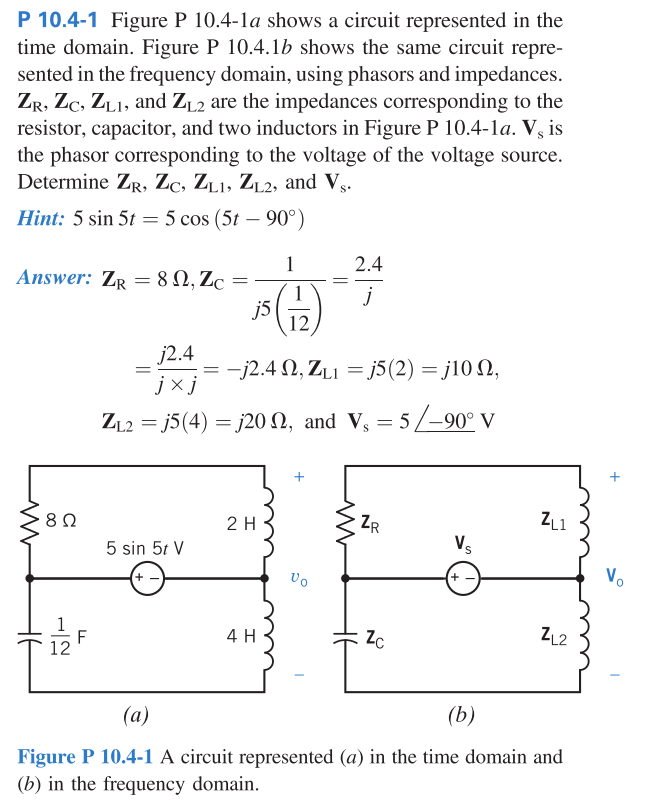 Solved P 10.4-1 Figure P 10.4-1a shows a circuit represented | Chegg.com