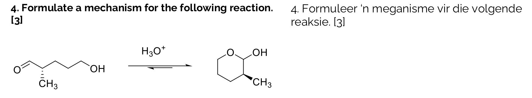 Solved 4. Formulate a mechanism for the following reaction. | Chegg.com