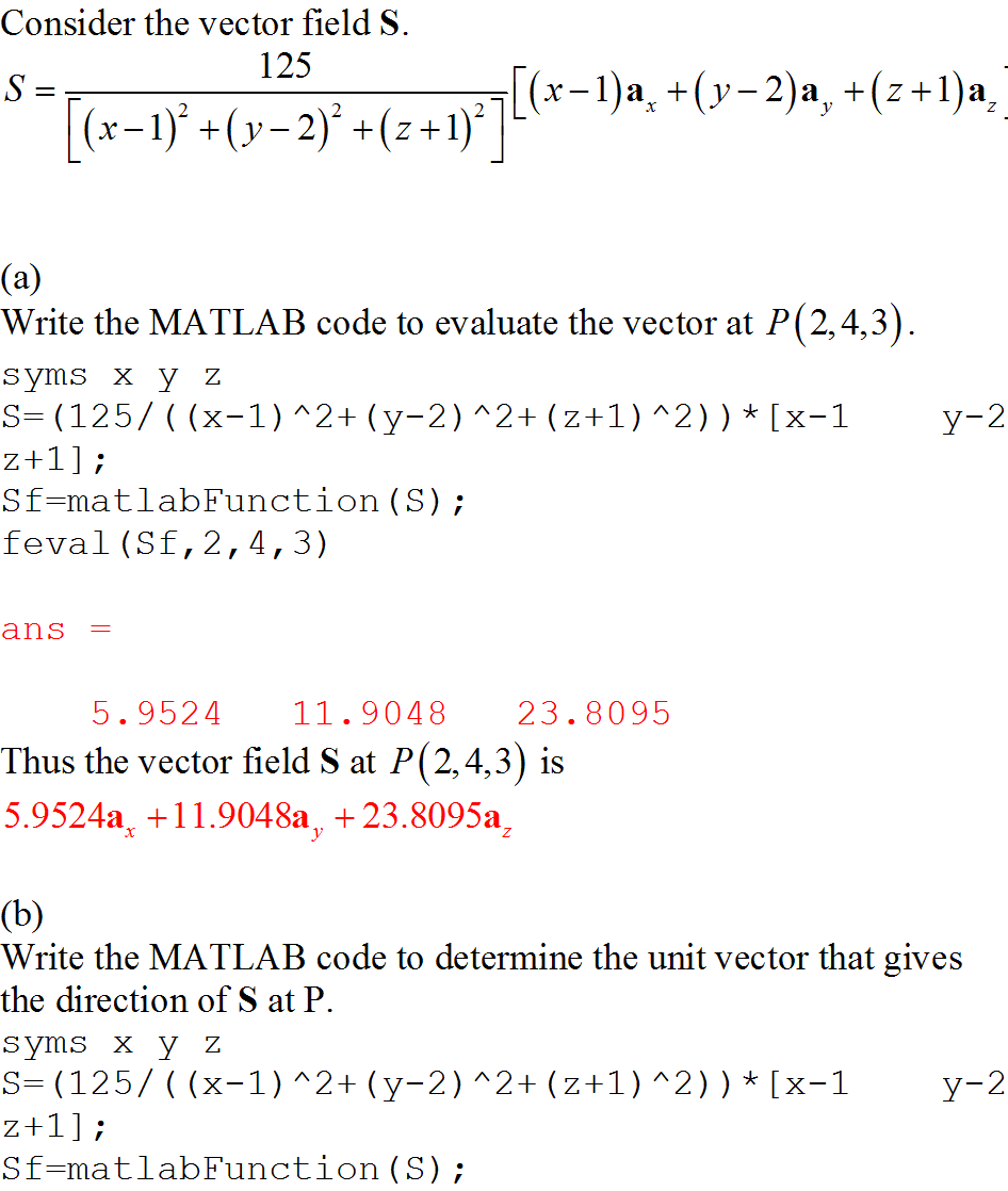 D1 2 A Vector Field S Is Expressed In Rectangular Coordinates As S 125 X 1 2 Y 2 2 Z 1 X 1 Ax Y 2 Ay 2 1 A A Evaluate S At