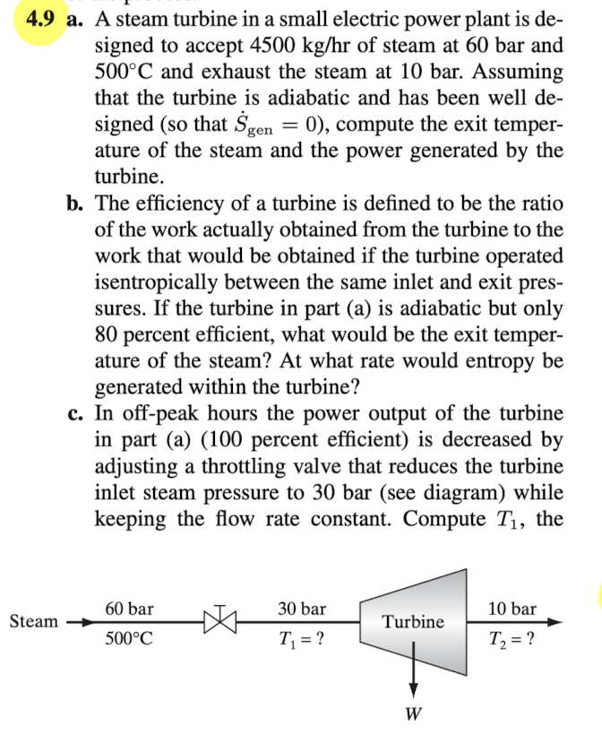 Solved That The Turbine Is Adiabatic And Has Been Well | Chegg.com