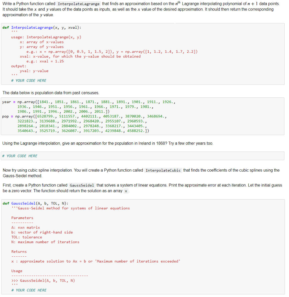 Mathematical Modelling with Python. Please only | Chegg.com