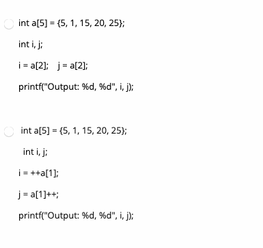 Solved Question 1 What will be the program code for the | Chegg.com