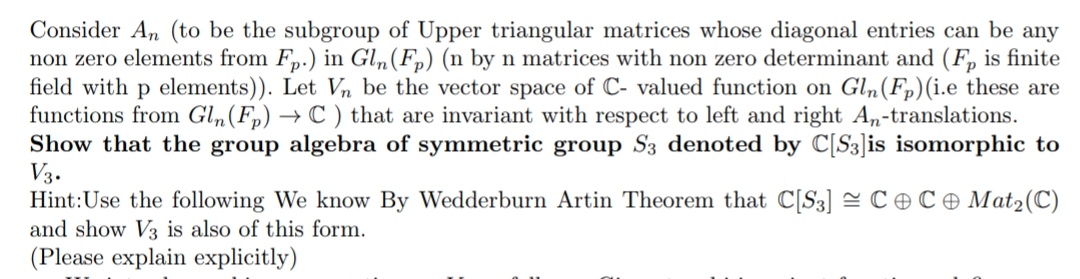 Solved Consider An (to be the subgroup of Upper triangular | Chegg.com