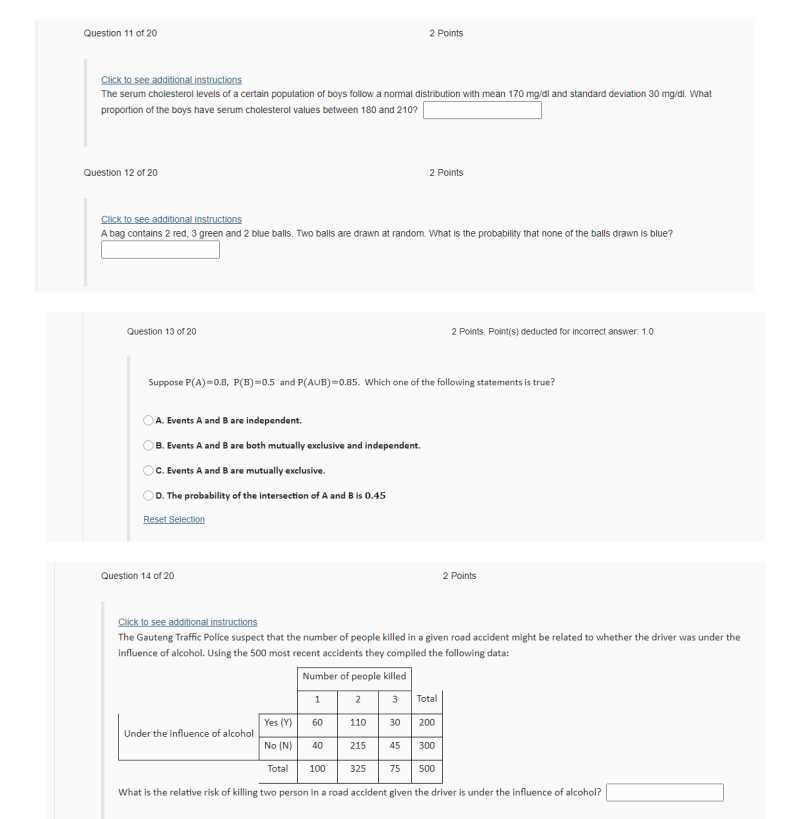 Solved Question 11 Of 2 Points Click To See Additional Chegg Com