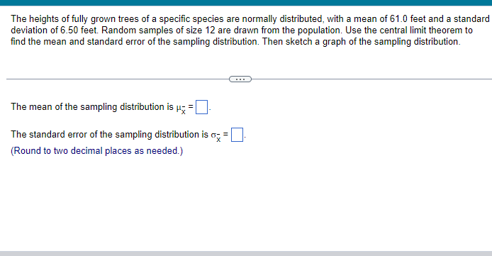 Solved The heights of fully grown trees of a specific | Chegg.com