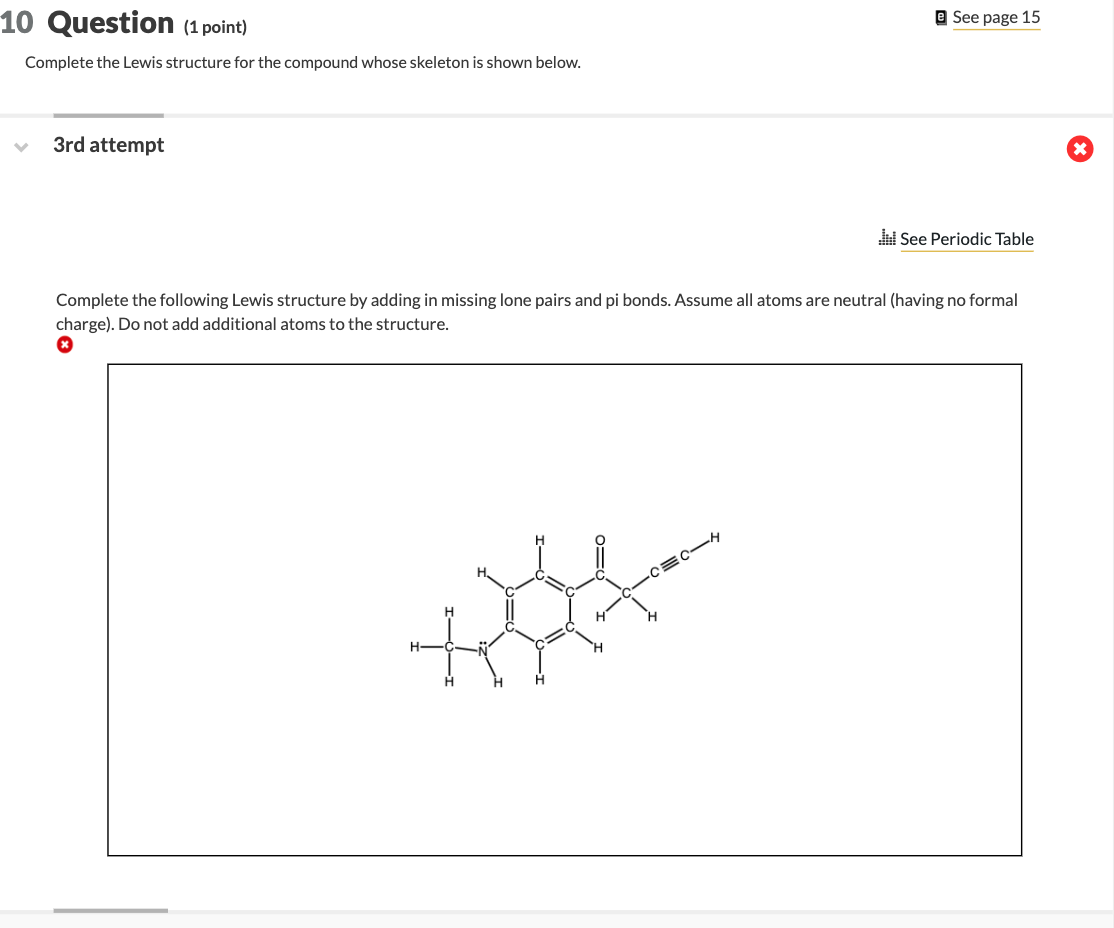 Solved Complete the Lewis structure for the compound whose | Chegg.com