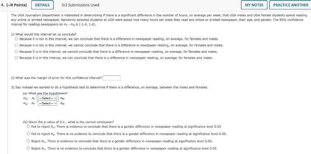 Solved (a) Set up the hypotheses of a significance test to | Chegg.com