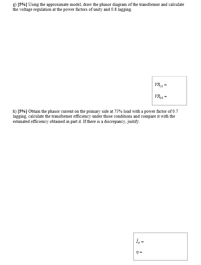 Solved 5. [40%] The following test results were obtained | Chegg.com