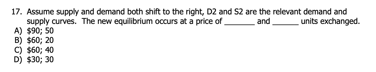 Solved Use the following to answer questions 16 and 17: | Chegg.com