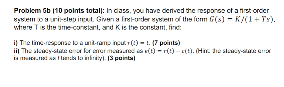 Solved Problem 5b (10 Points Total): In Class, You Have | Chegg.com