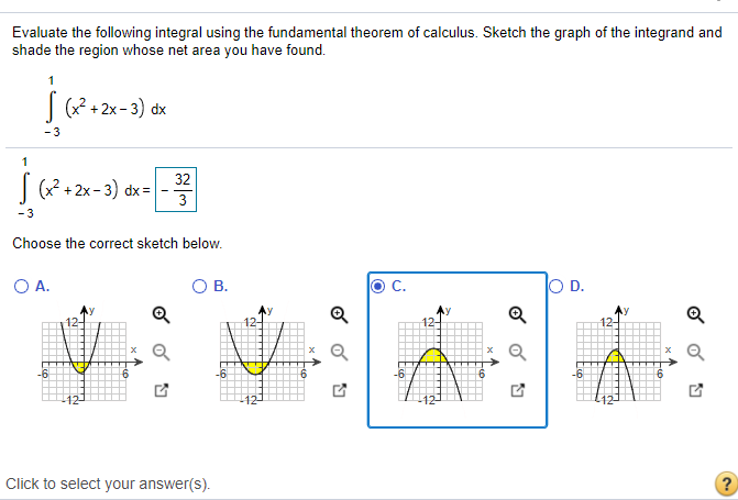 Solved Evaluate the following integral using the fundamental | Chegg.com
