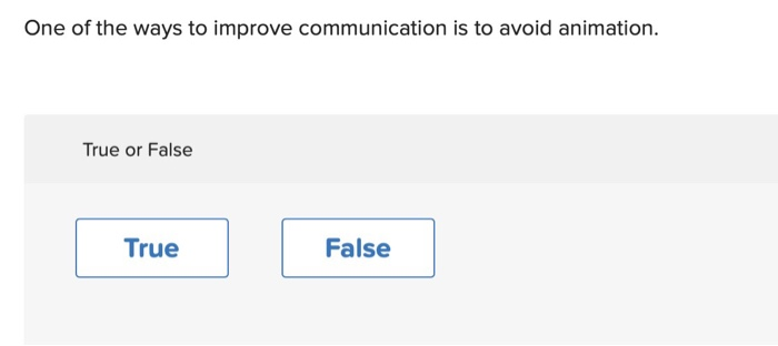 Solved One of the ways to improve communication is to avoid | Chegg.com
