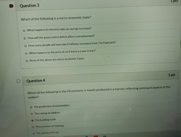 Which Of The Following Occur In The Resource Market Solved D . Question 1 Which of the following has been | Chegg.com
