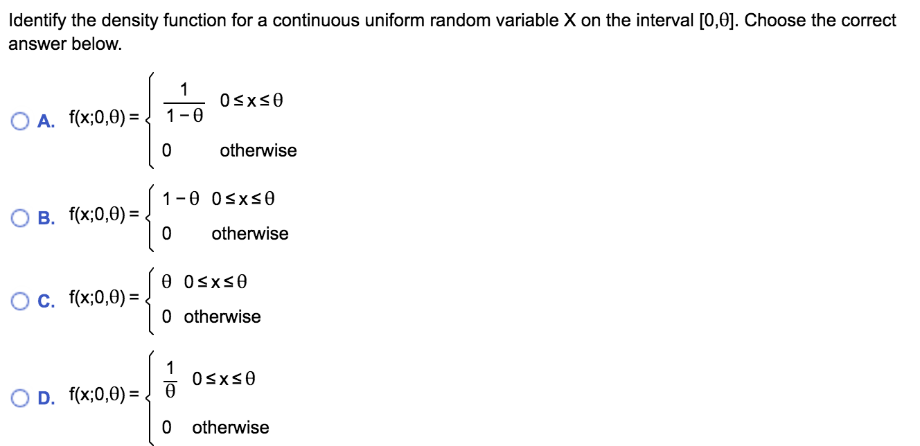 Solved Consider A Random Sample Of X7 From A Unifo Chegg Com