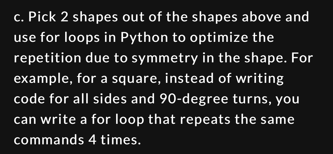 Solved Q8. Program your drone in Python to fly in the | Chegg.com