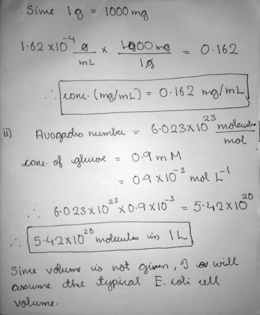 Solved Glucose, a major energyyielding nutrient, is present
