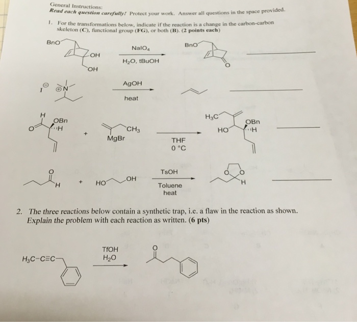 Solved For the transformations below, indicate if the | Chegg.com