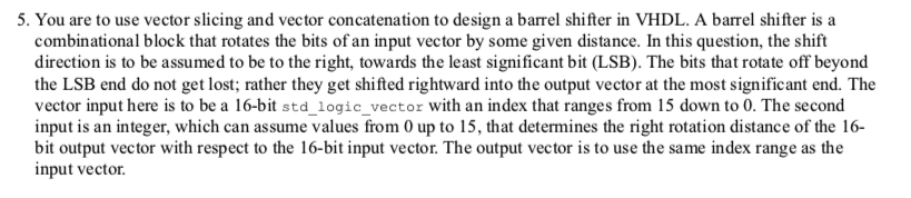 Solved 5 You Are To Use Vector Slicing And Vector Concat