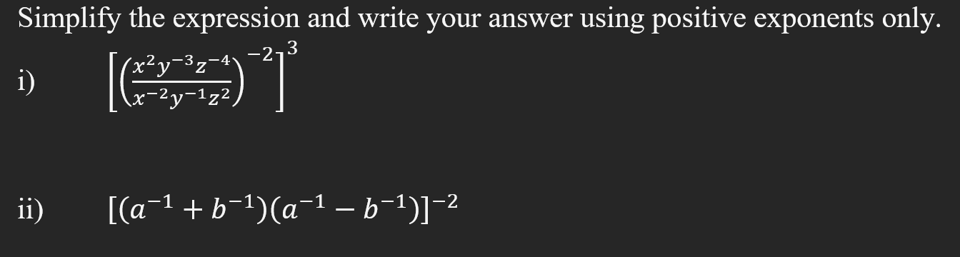 Solved Simplify the expression and write your answer using | Chegg.com