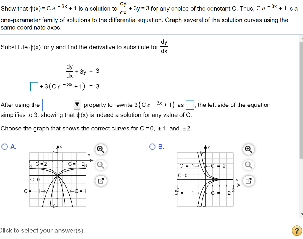 solved-dy-show-that-x-ce-3x-1-is-a-solution-to-3y-chegg