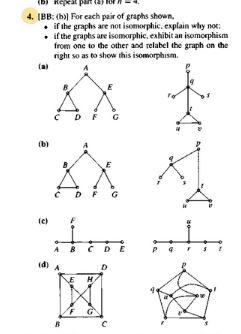 Solved 4. [BB, b}] Tor each pair of graphs shown. - if the | Chegg.com