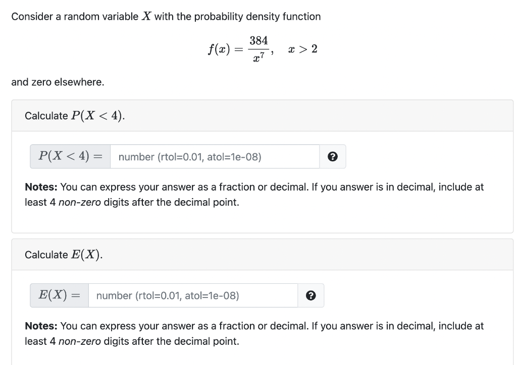 Solved Consider a random variable X with the probability | Chegg.com