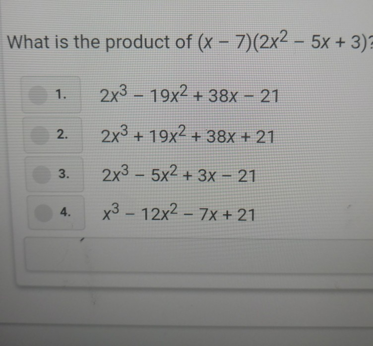 7x 21 x 2 x 3 5