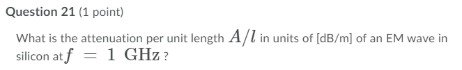 Solved Consider a TEM wave with a frequency f = 1 GHz | Chegg.com