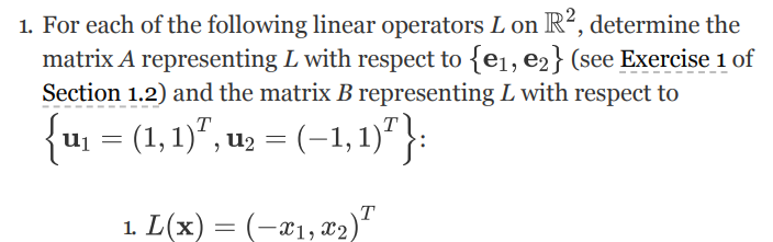 Solved 2. Let {u₁, U₂} And {V₁, V2} Be Ordered Bases For R², | Chegg.com