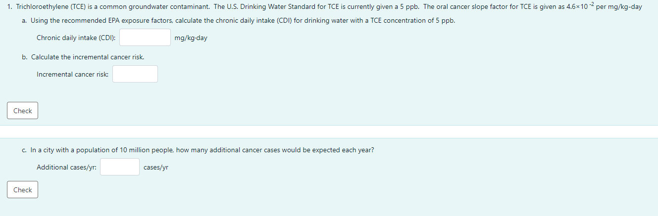 Trichloroethylene (TCE) Exposure