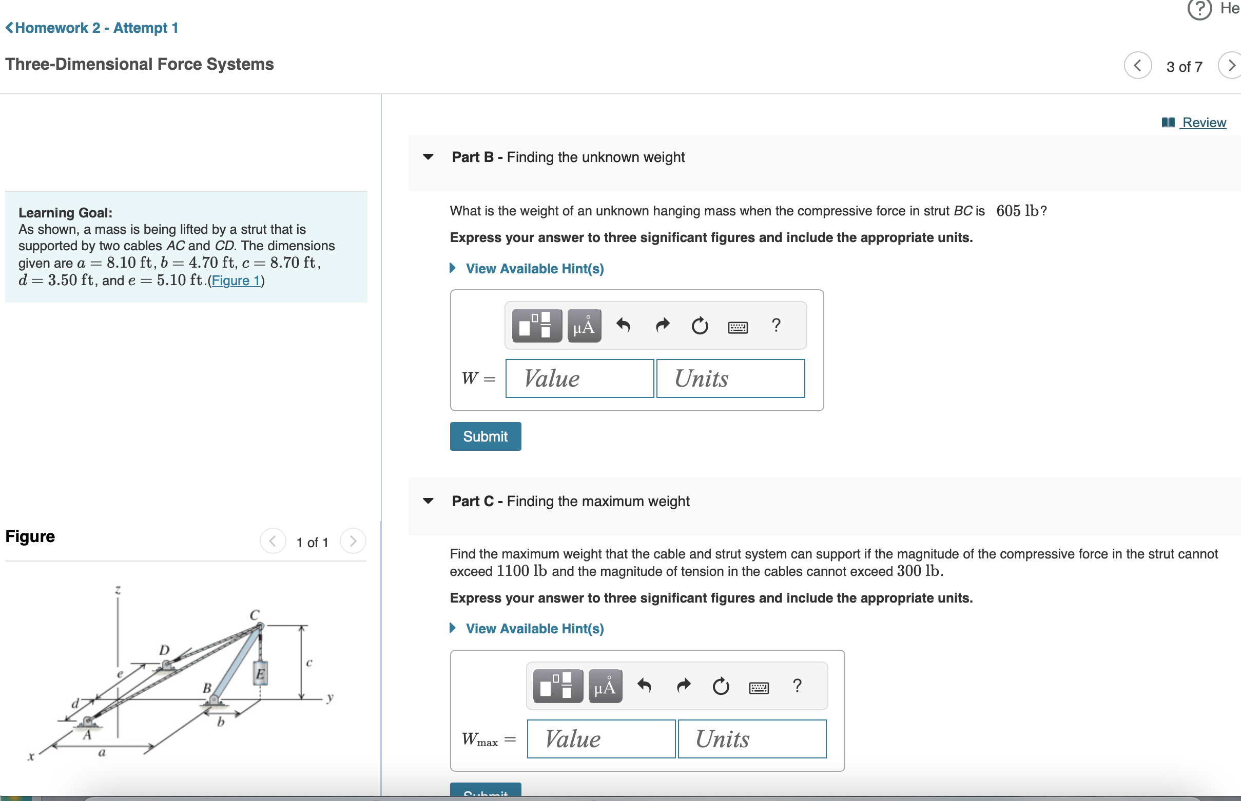 Solved Parts B And C | Chegg.com