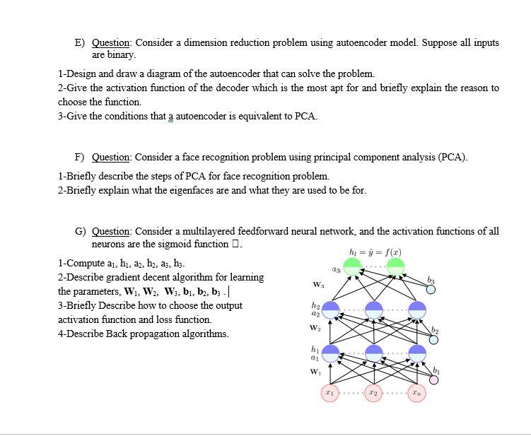 Subject - Artificial Intelligence/ Neural Network and | Chegg.com