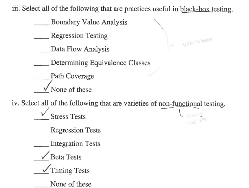 (Solved) Select Following Practices Useful Black Box Testing Boundary