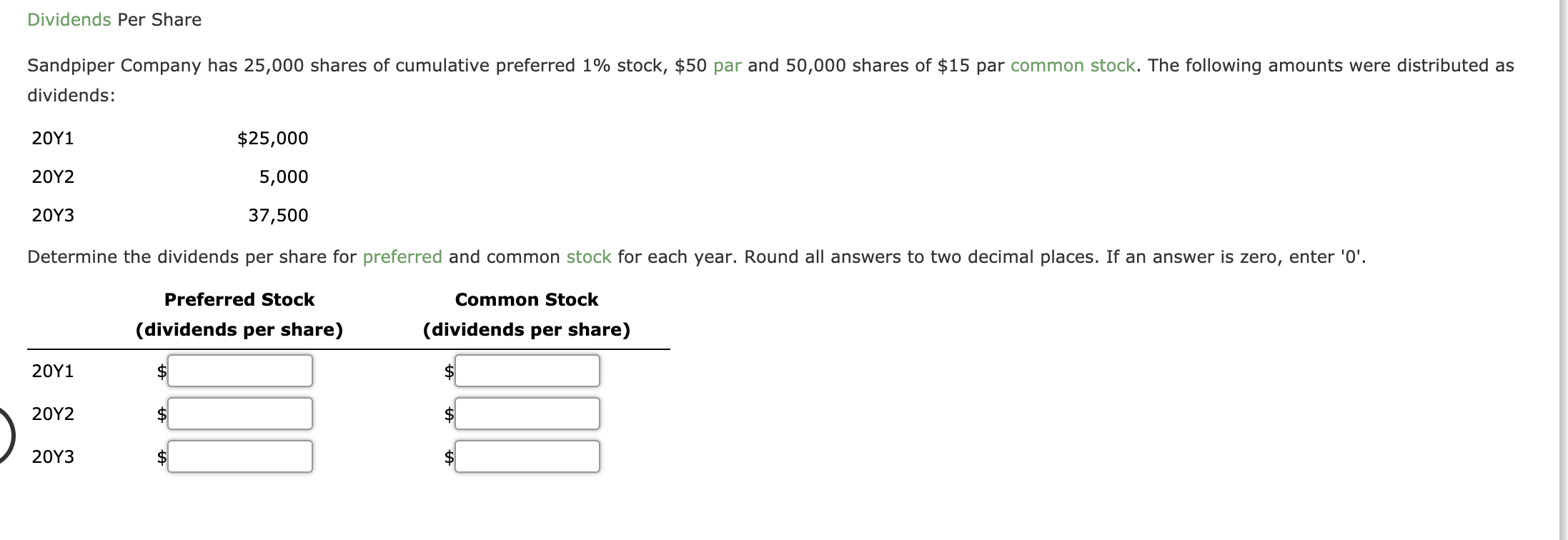 solved-dividends-per-share-sandpiper-company-has-25-000-chegg