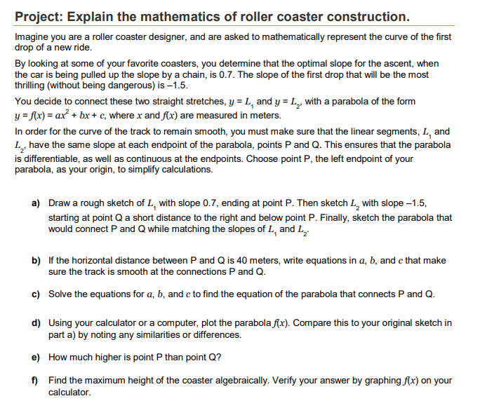 Solved Help Please respond to parts e and f I know you re