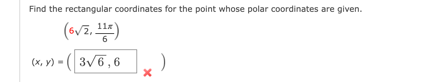 Solved It says my answer is incorrect and I'm not sure why | Chegg.com
