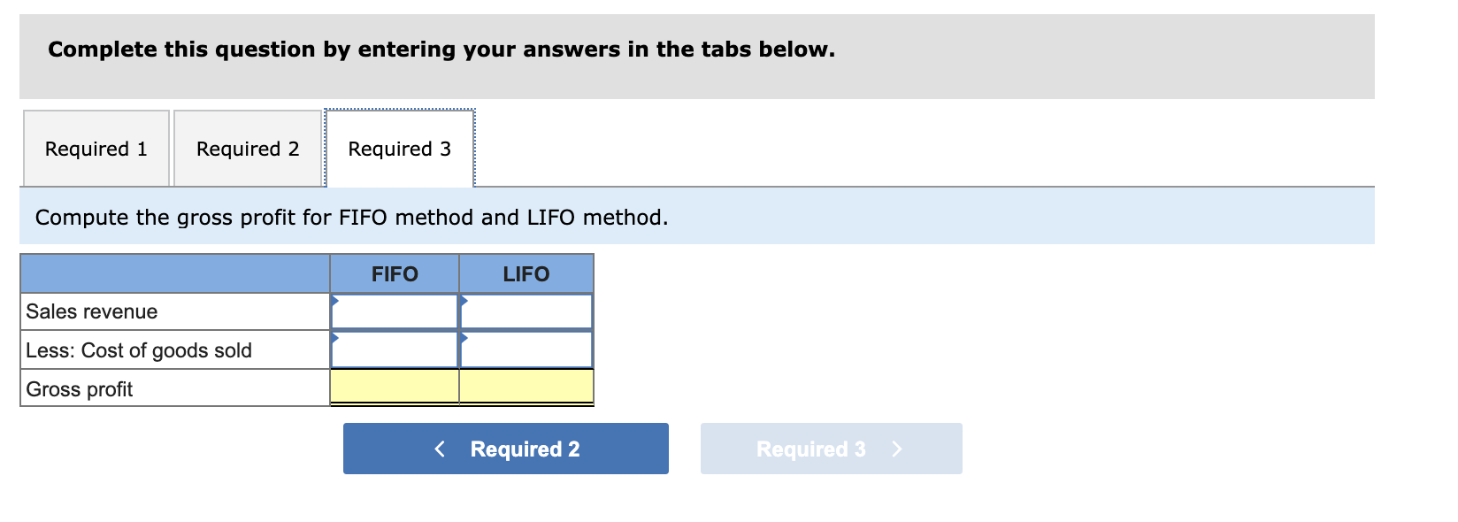 Solved Required information Use the following information | Chegg.com