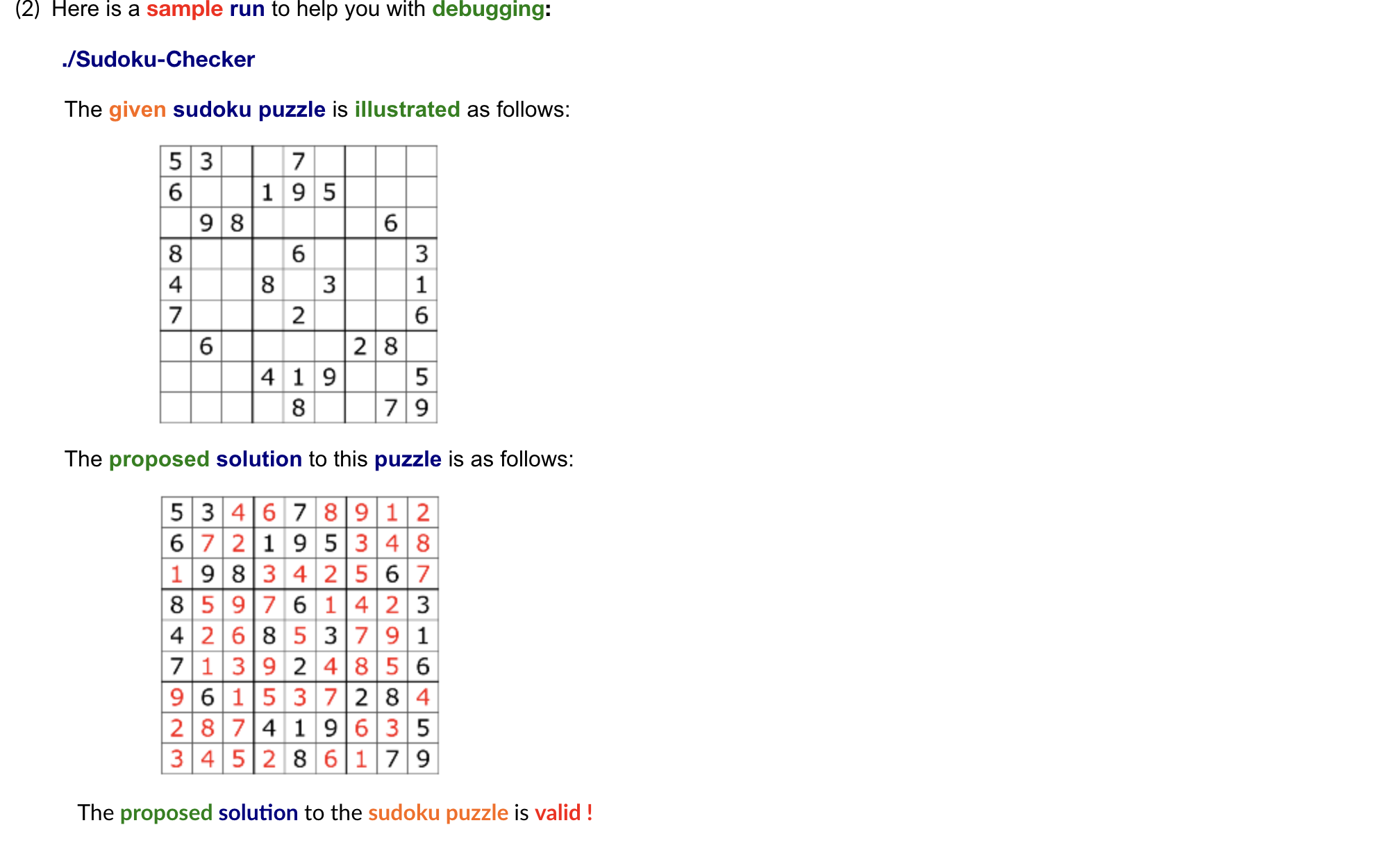 Solved (1) This program should be implemented by the | Chegg.com