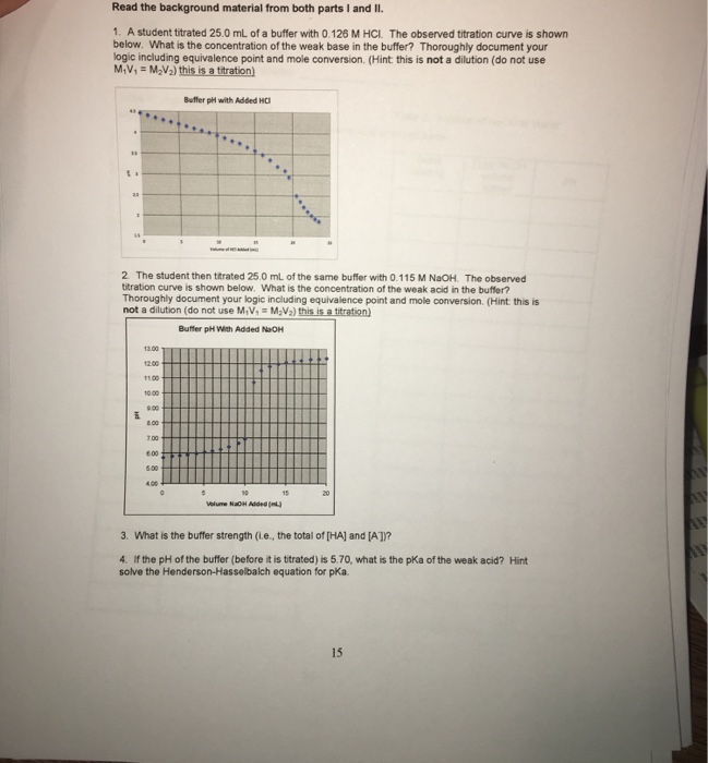 Solved Read the background material from both parts I and