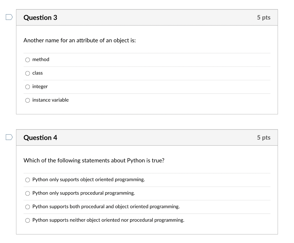 Solved Question 1 5 pts Which of the following statements | Chegg.com